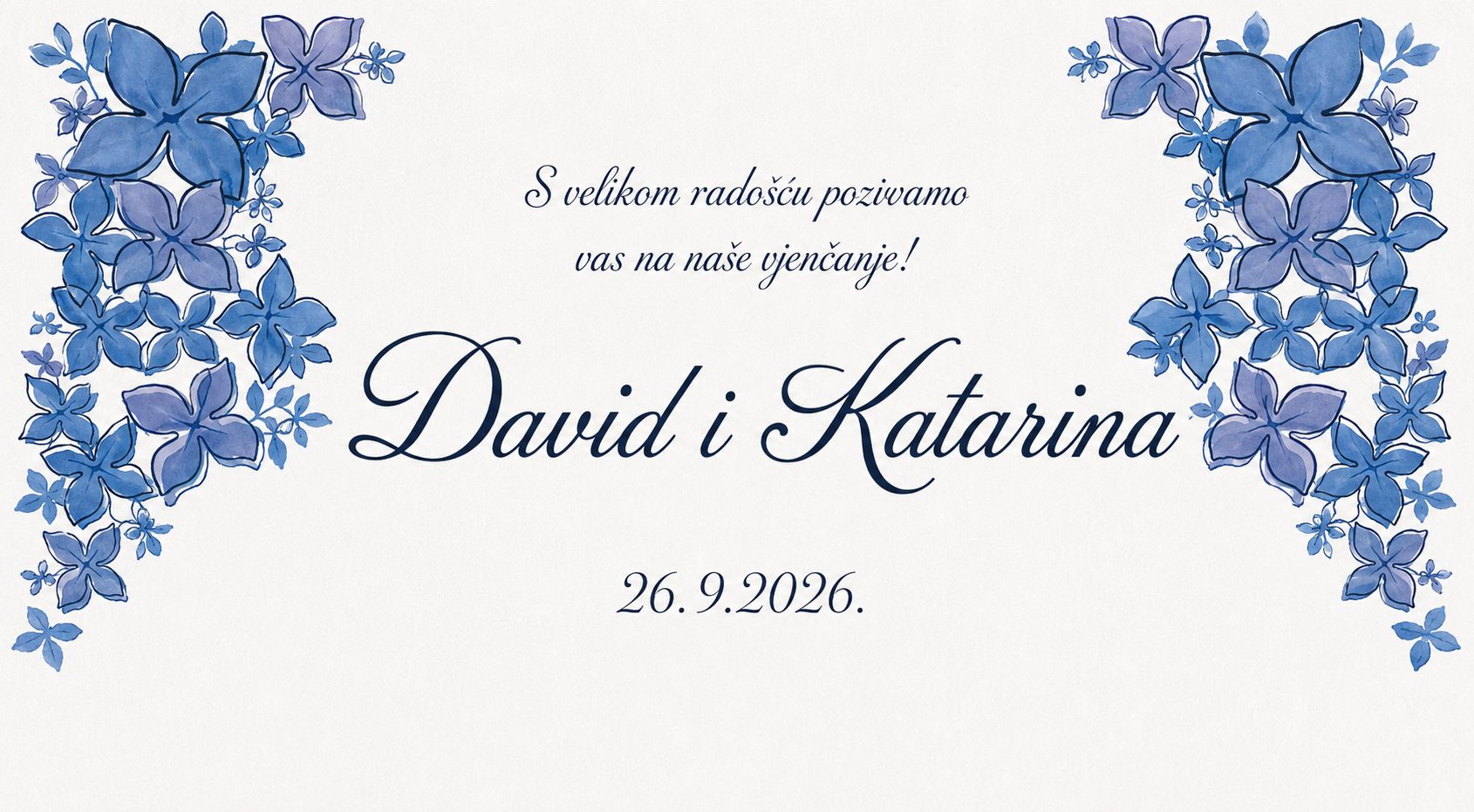 David i Katarina, 26. 9. 2026.